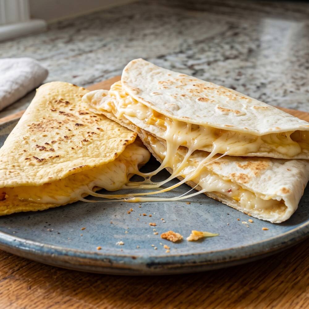 Tres Quesadillas Harina/Maiz