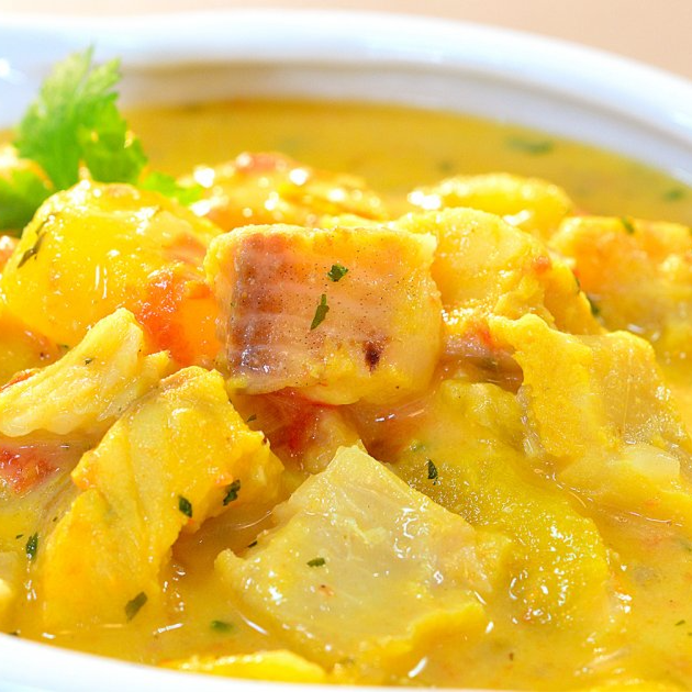 Porção 500 ml 🐟 Caldo de Peixe Filé mandioca, coentro fresco tempero da casa