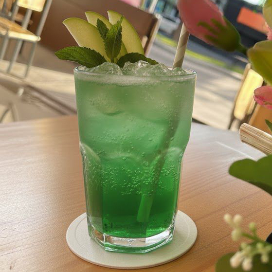 Soda Italiana de Manzana Verde