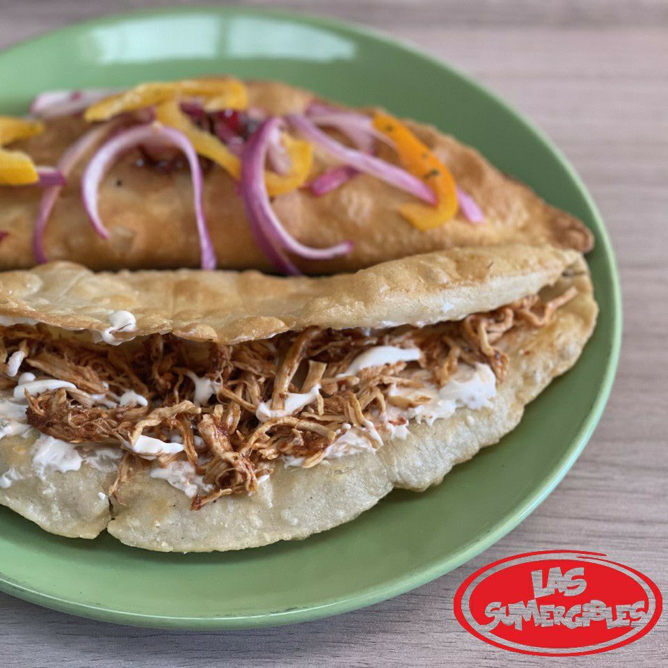 Quesadilla de Jamón y Carne con Rajas