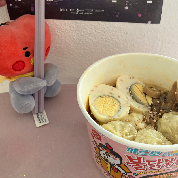 Ramen Carbonara (Chicken Noodle Soup)