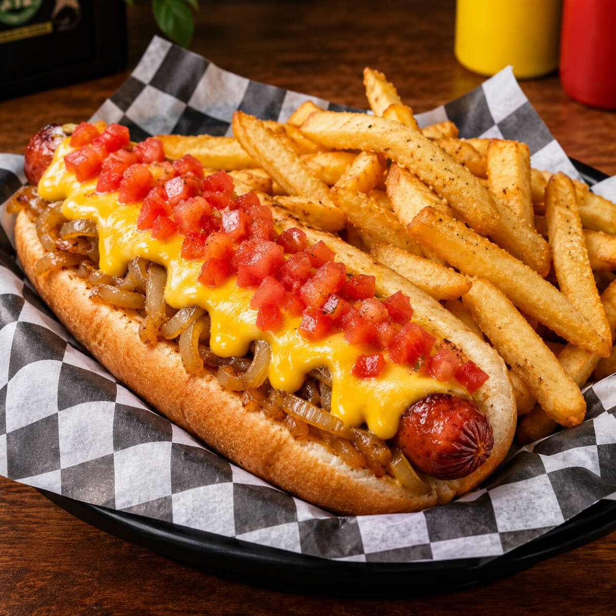 Super Dogo American Cheese. 20cm.