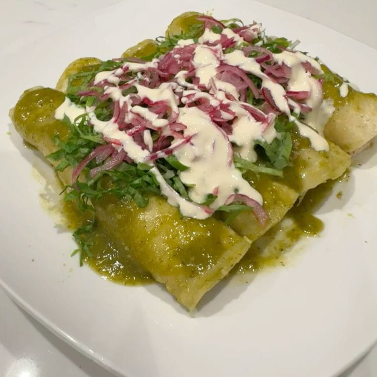 ENVUELTOS VERDES CON BISTEC