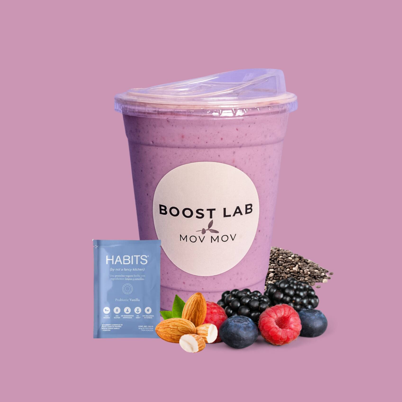 🍓 Berry Pump-Protein Smoothie
