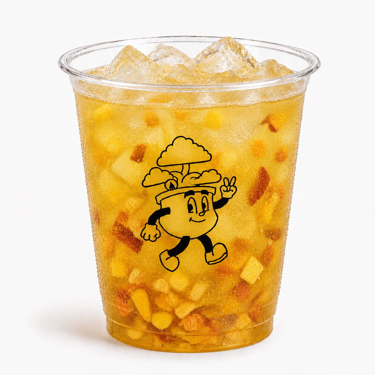 Iced Pineapple Peach Tisana