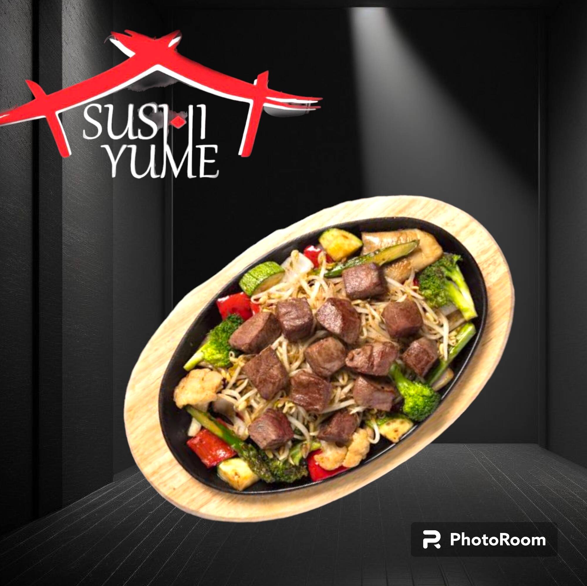 Teppanyaki de salmon