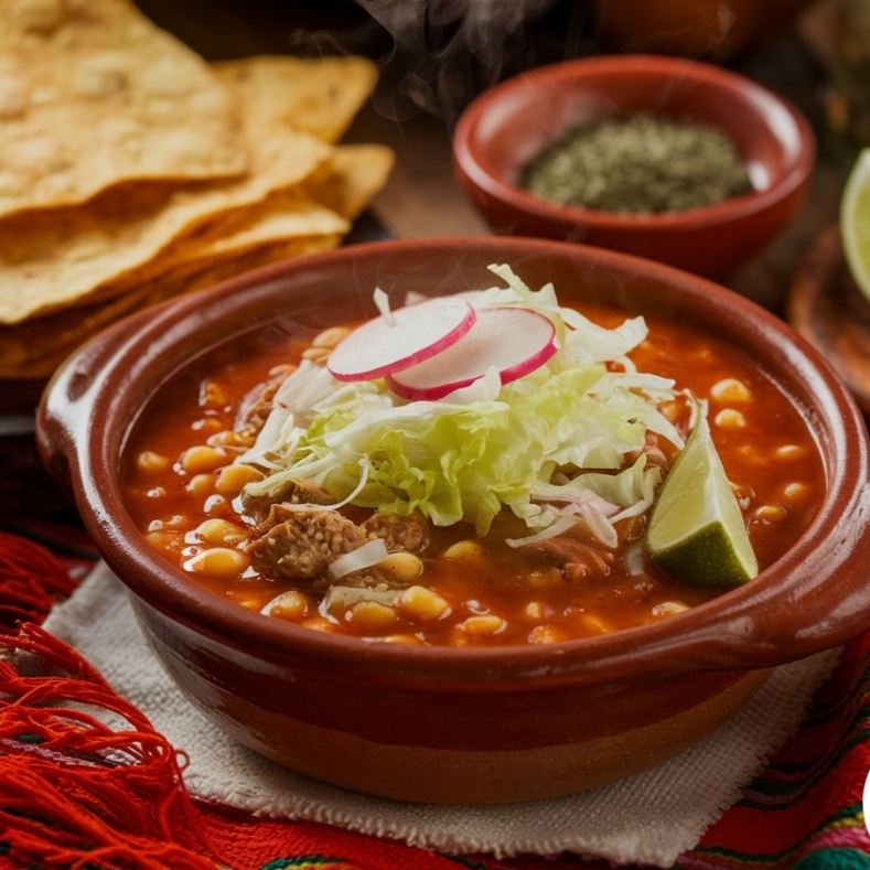 Pozole Rojo 1/2 Lt