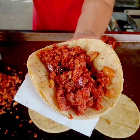 Taco de Chorizo