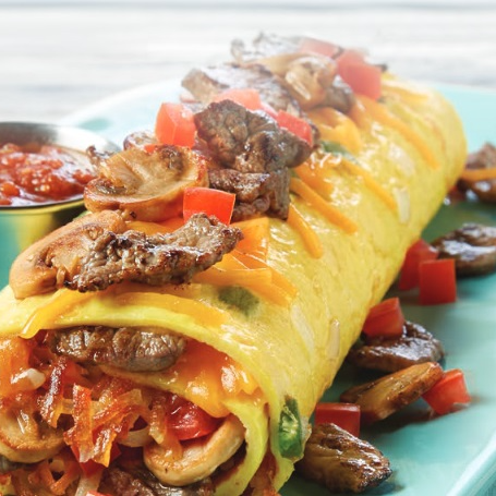Big Steack Omelette