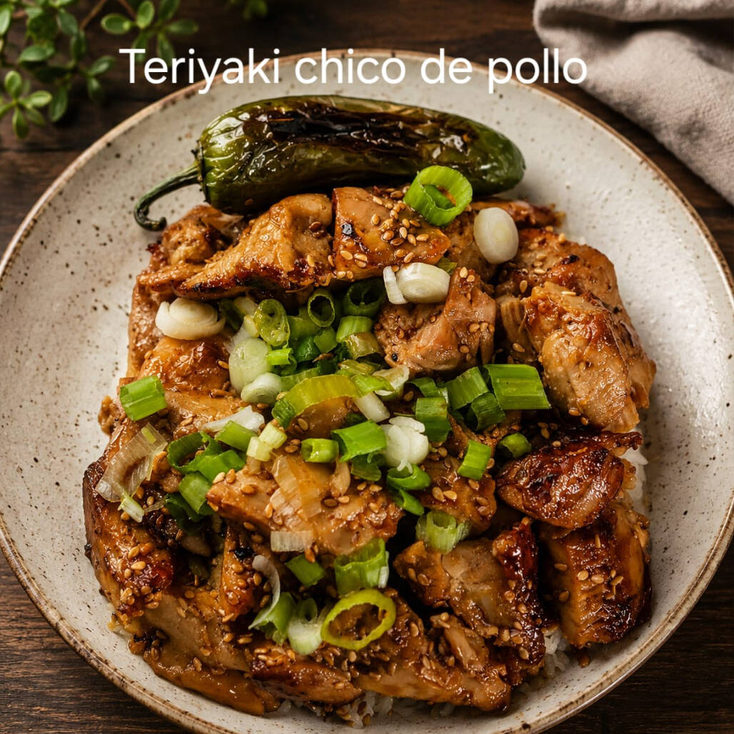 Teriyaki de pollo chico