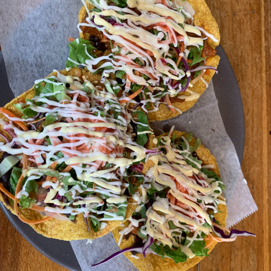Chalupa con Papas Carne, Pollo o Mixtas
