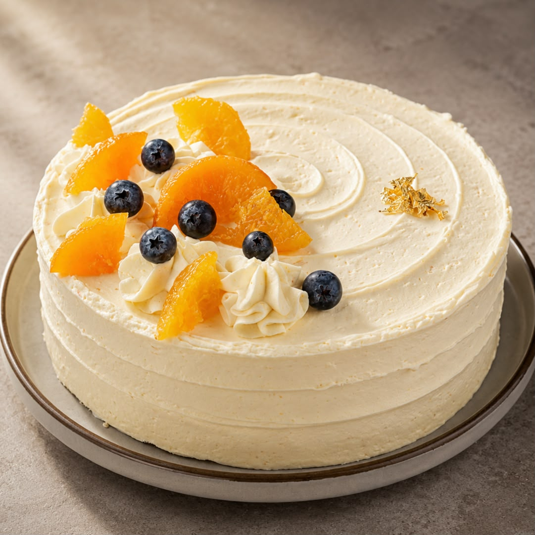 Pastel Gourmet De Naranja 6 Porciones