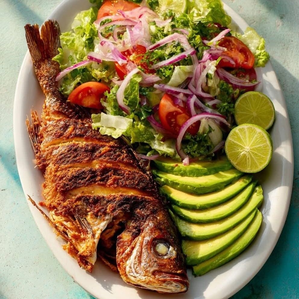 Plato Fuerte Pescado con Espina