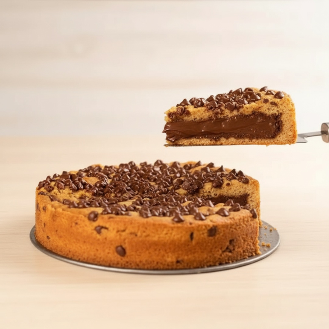 Uma massa que derrete na boca, a base manteiga de boa qualidade, gostas de chocolate e recheado com muita Nutella pura