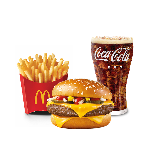 McCombo mediano Cuarto de Libra con Queso