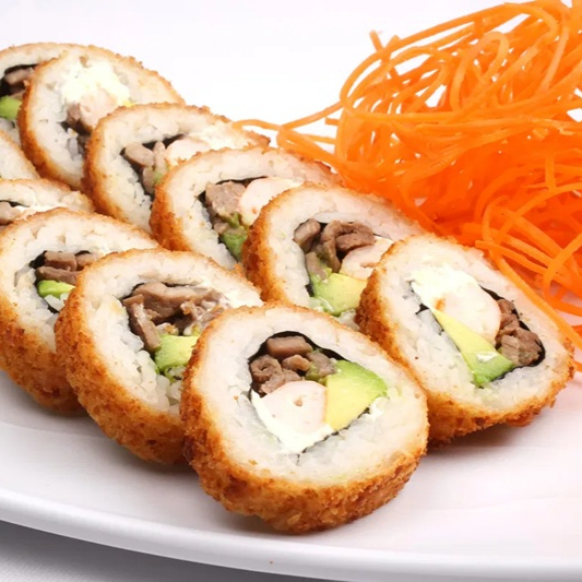 Sushi Empanizado Cielo, Mar y Tierra