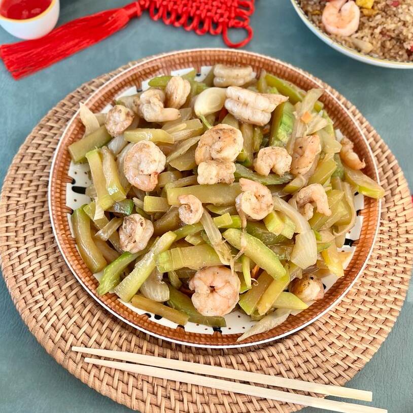 Medio Chop Suey Camaron