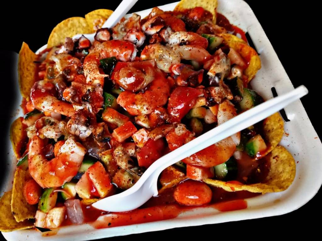 Tostitos Locos con Camaron