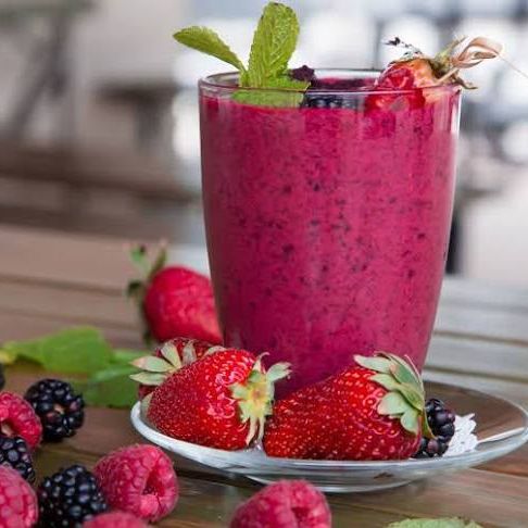 Smoothie Frutos Rojos