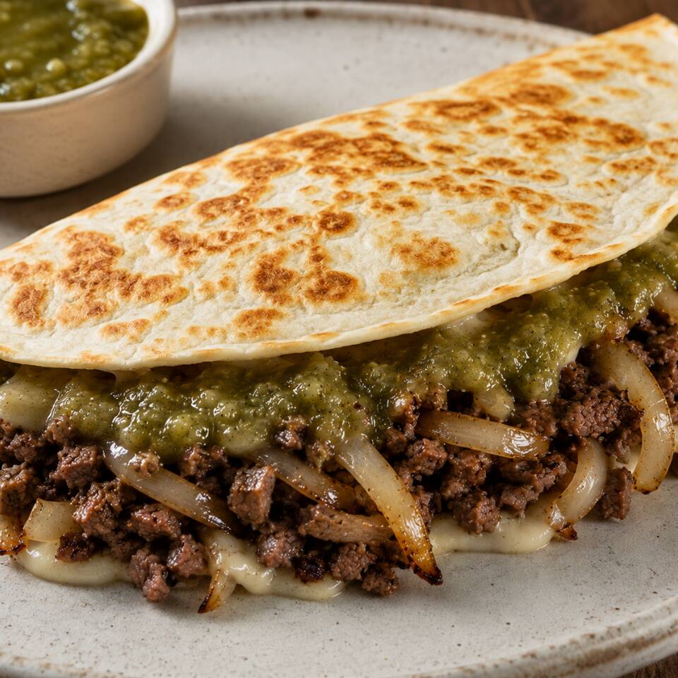 QUESADILLOTA DE BISTEC 🌮🧀