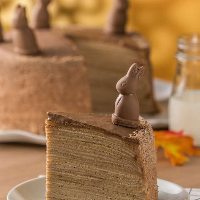 REBANADA DE PASTEL CONEJITO TURIN