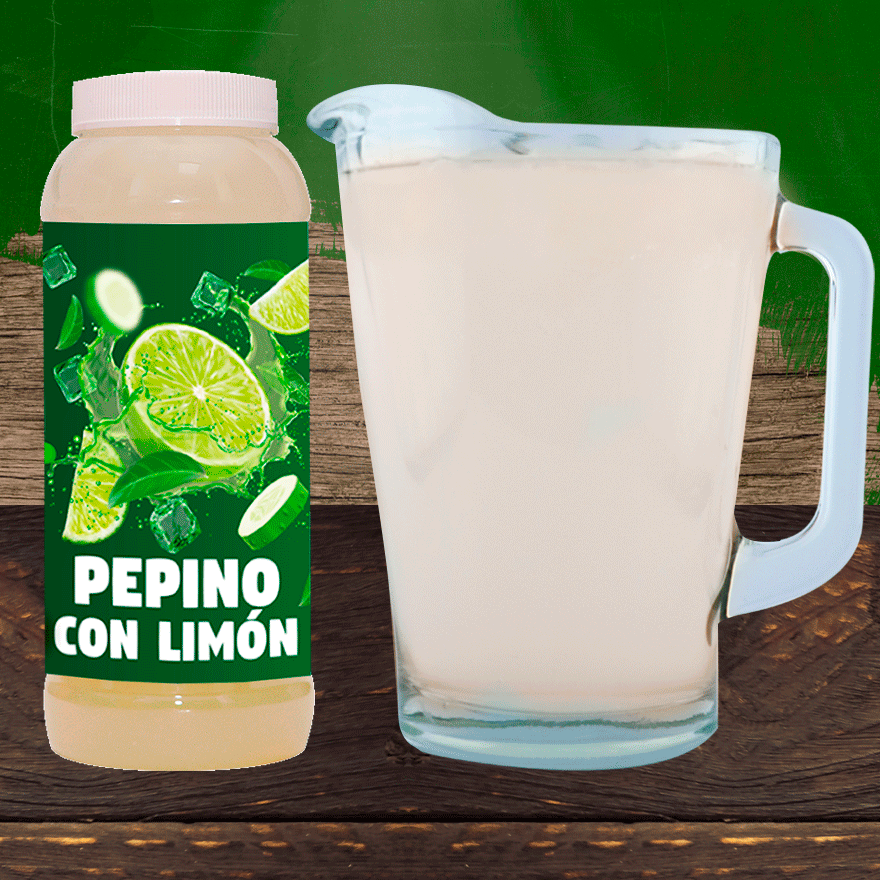 Agua de Pepino con Limón 1 L