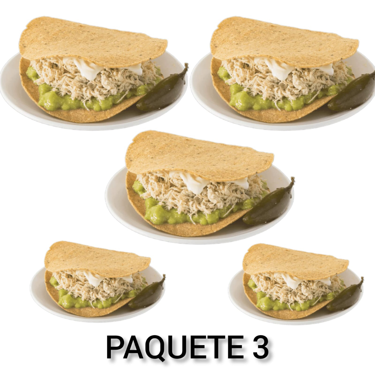 PAQUETE 3 (3Tos Gde +2Tos Ch)