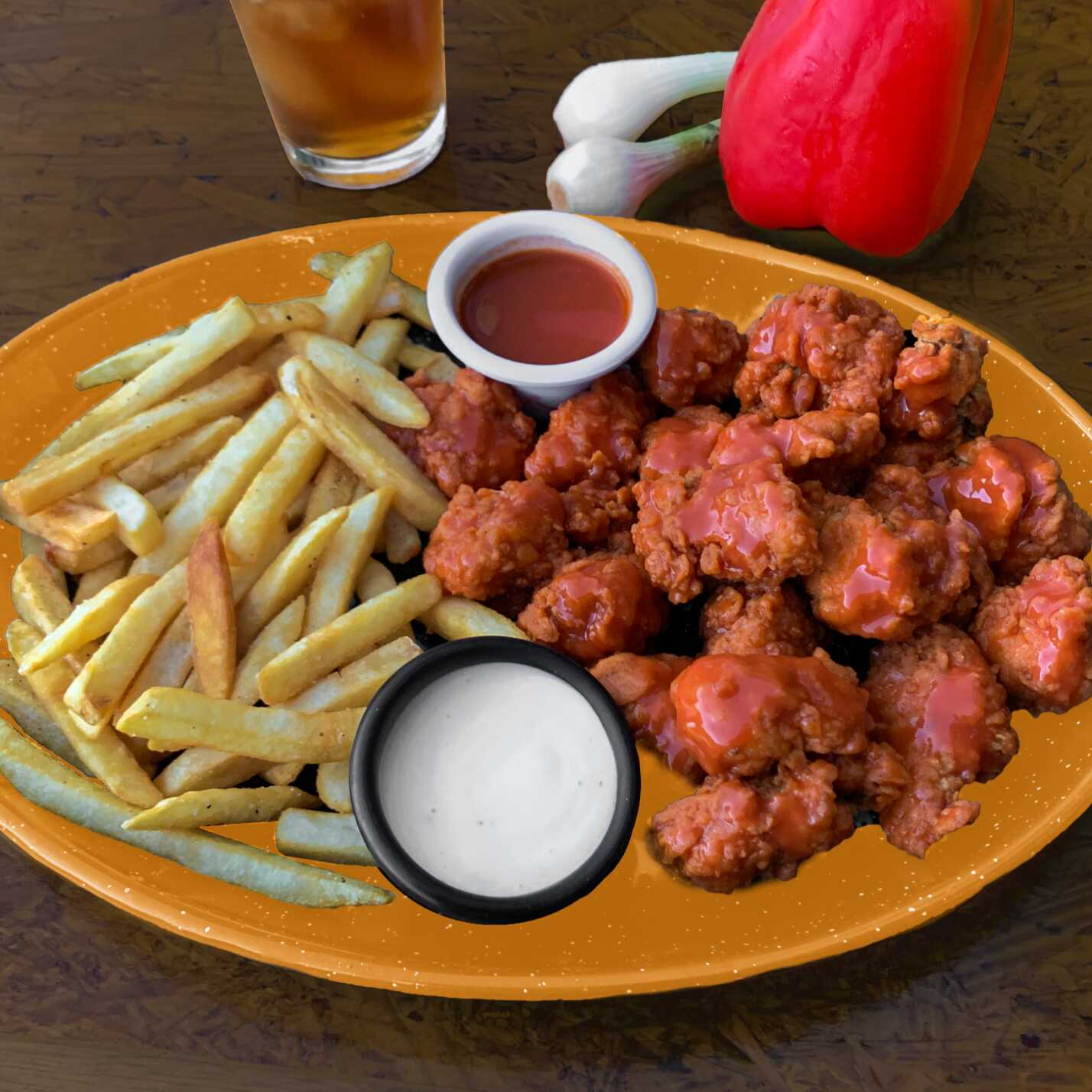 24 Boneless Warumo con Papas