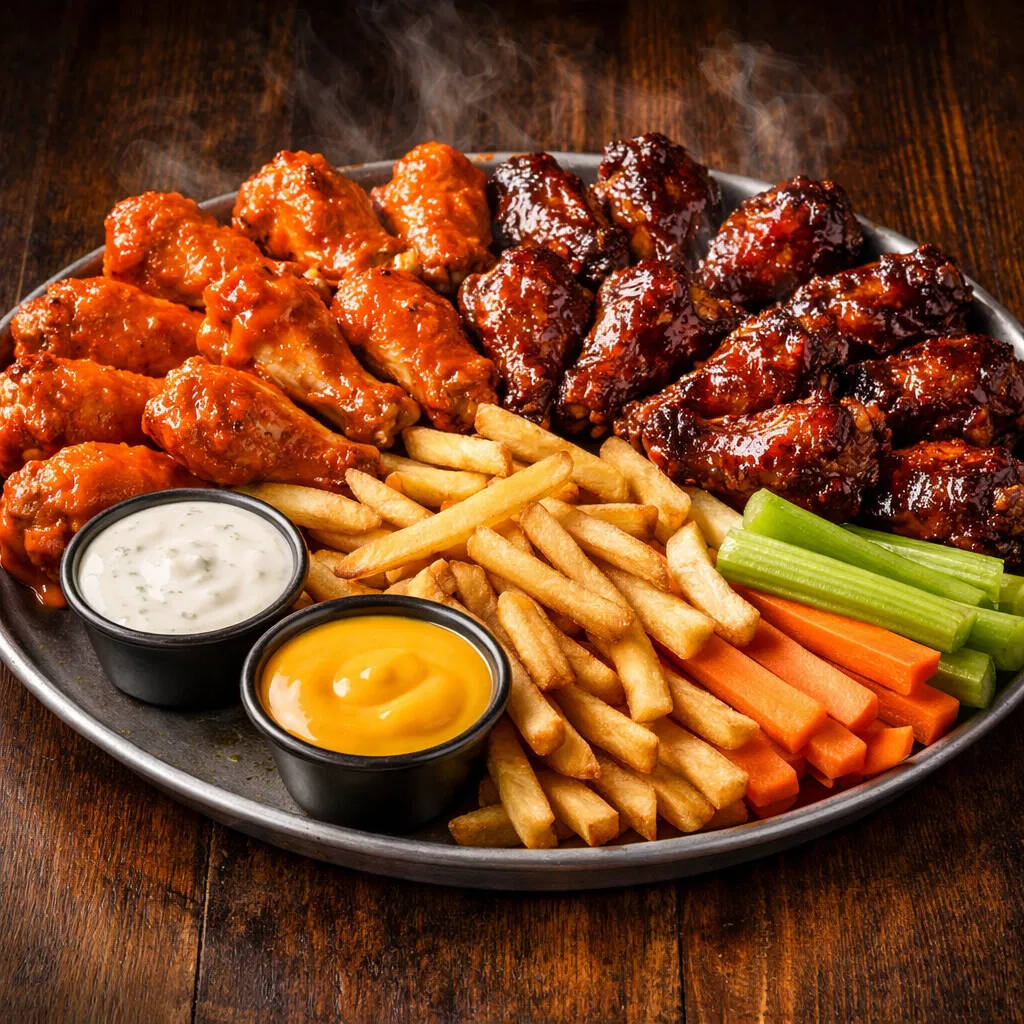 COMBO 20 Alitas + Papas🍟🍗🔥