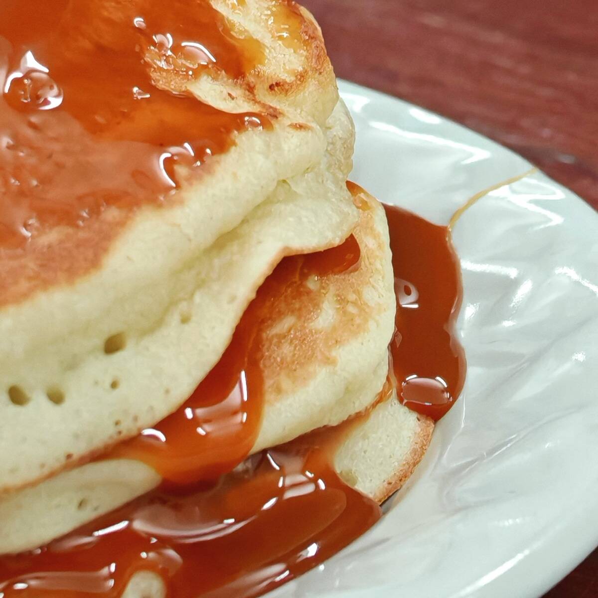 Hotcake con Cajeta