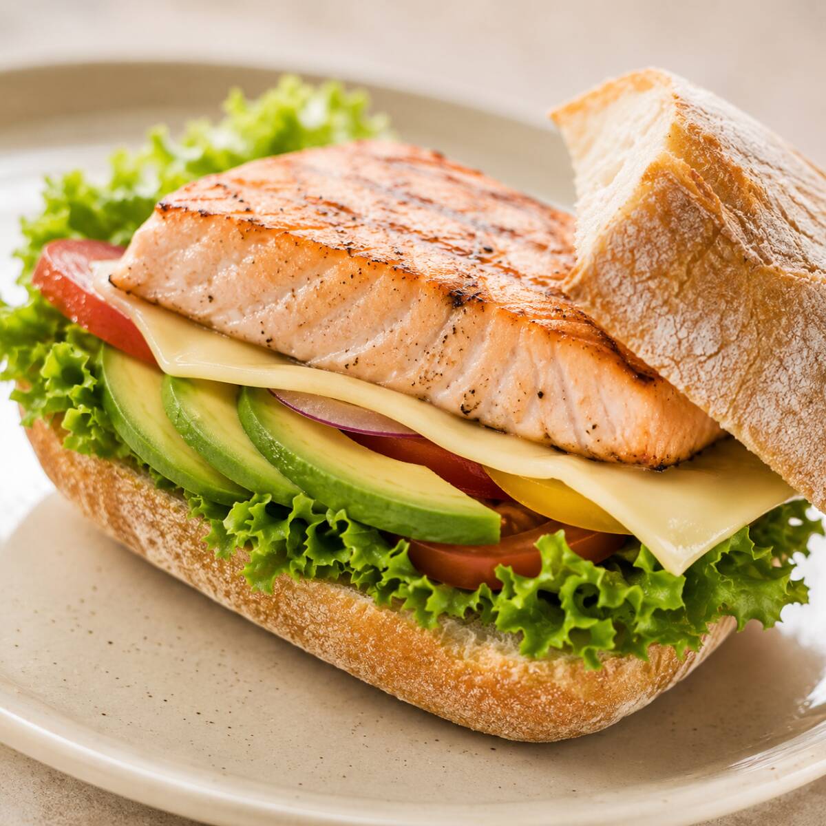 Sandwich de Salmón