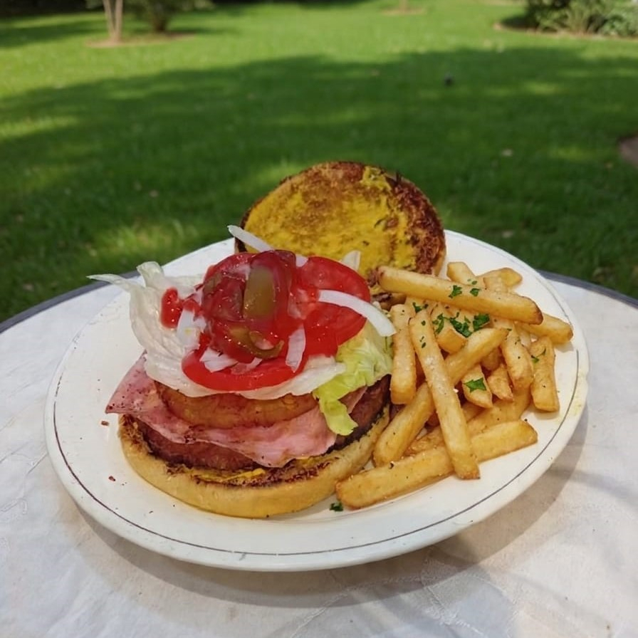 Hamburguesa de Sirloin Hawaiana