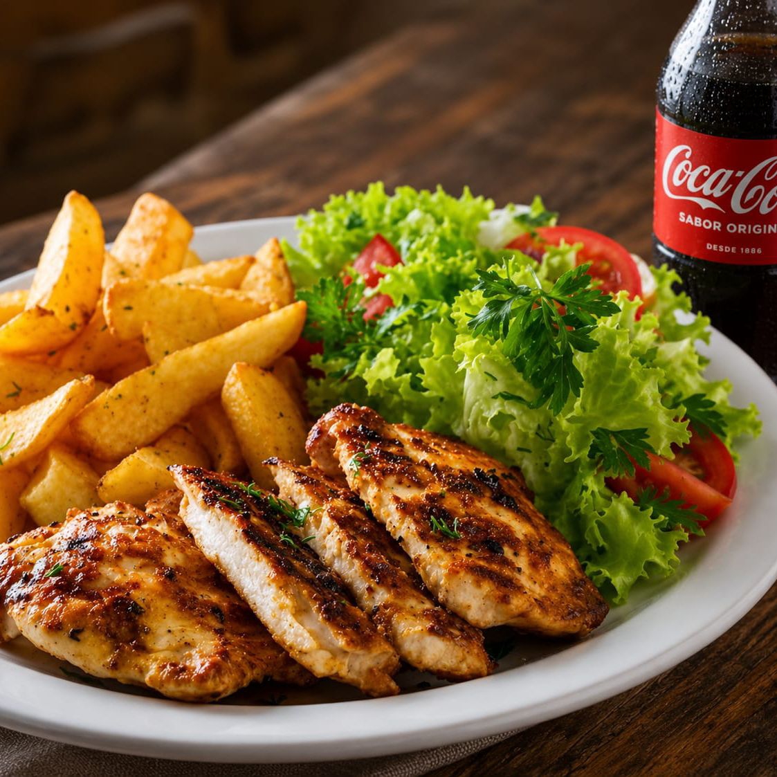 Vaquero de Pollo + Francesas + Gaseosa