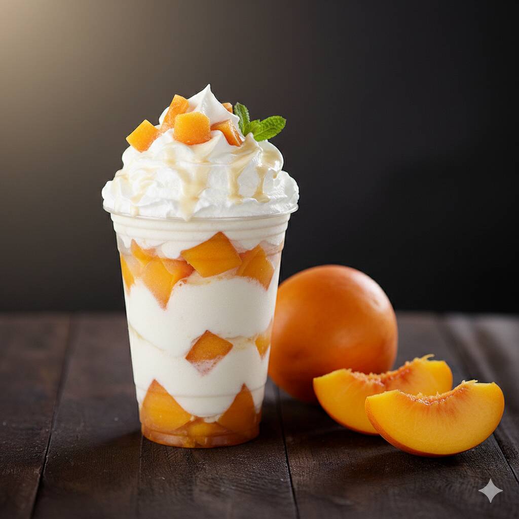 Durazno con Crema 14 Oz