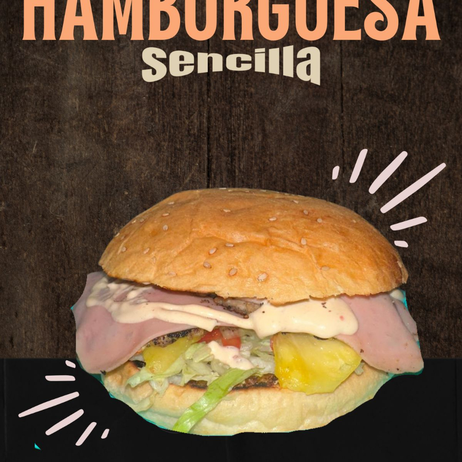 Hamburguesa Sencilla