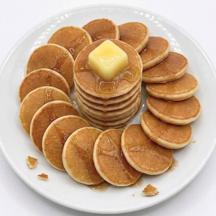 Mini hotcakes (15 piezas) sencillas