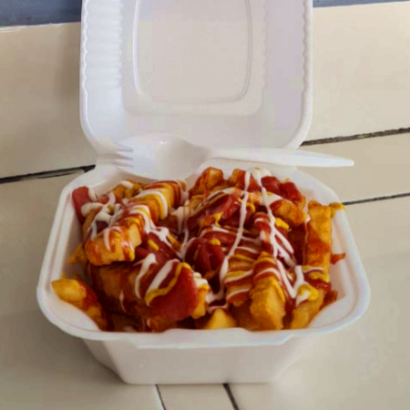 SALCHIPAPAS CON SALCHICHA PARA ASAR
