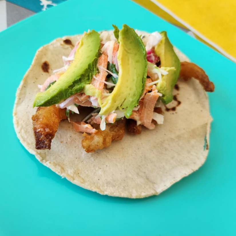 Taco de pescado estilo ensenada