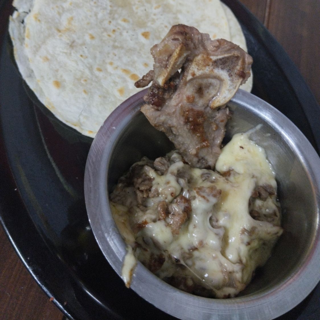 Queso Fundido de Costilla