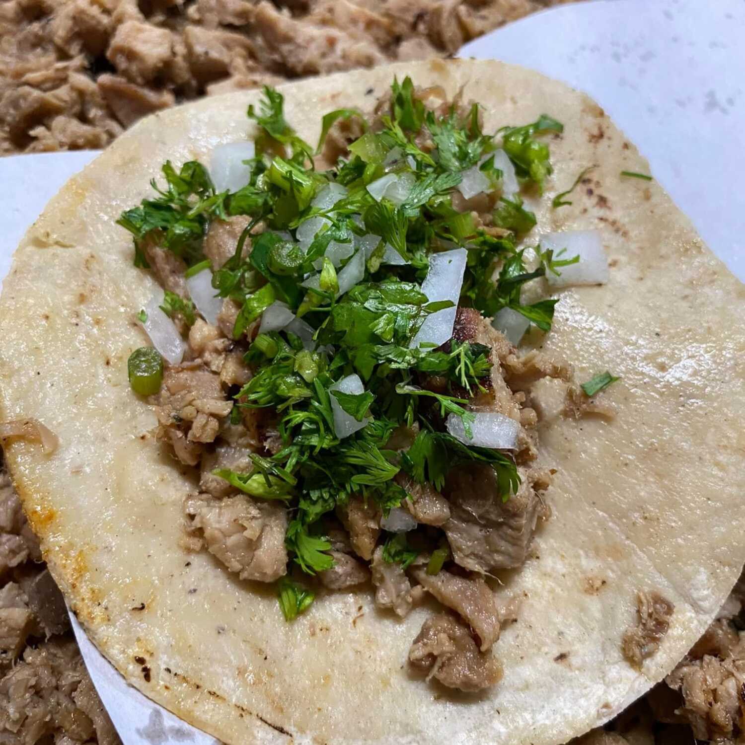 Orden de Tacos de Res