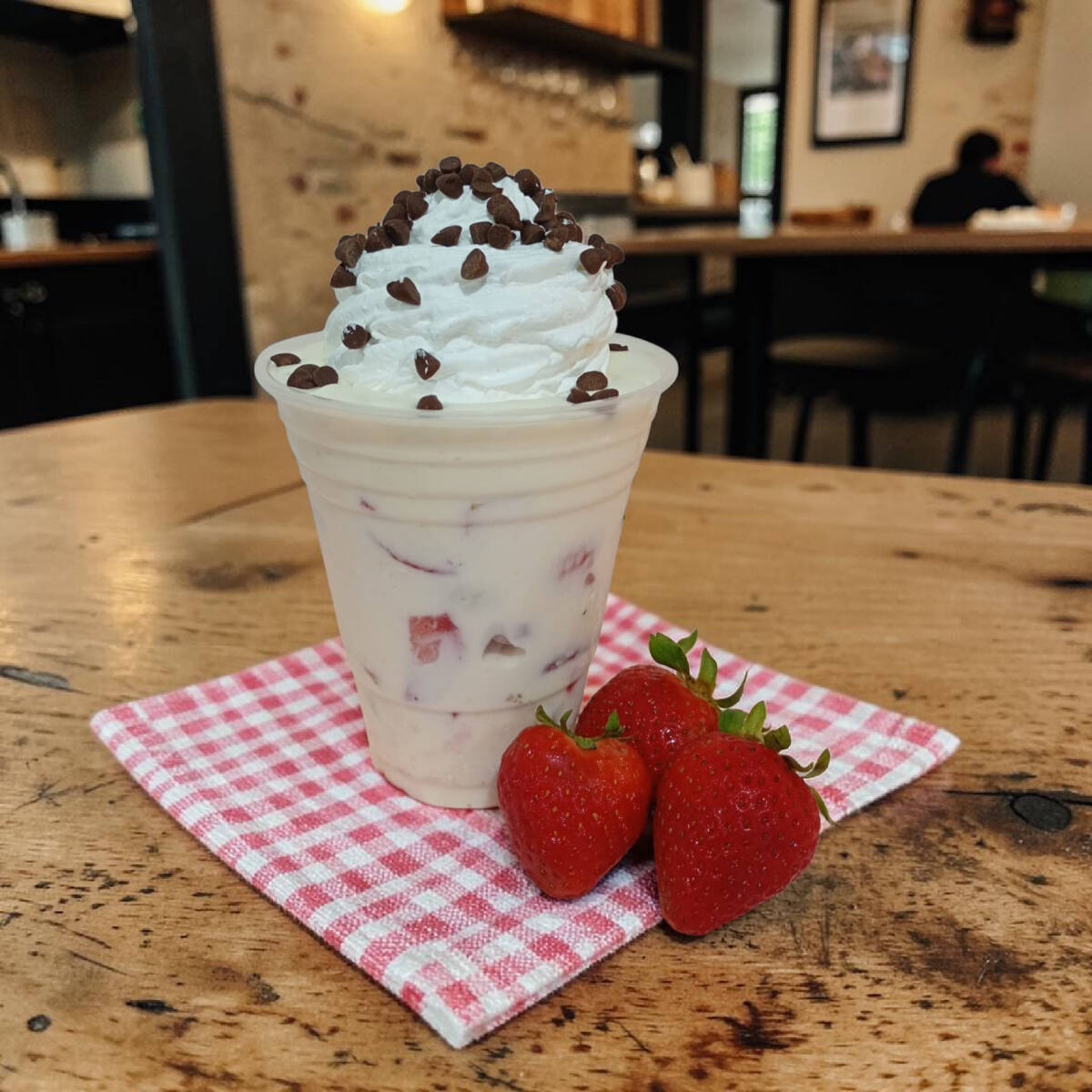 Fresas con Chispas de Chocolate