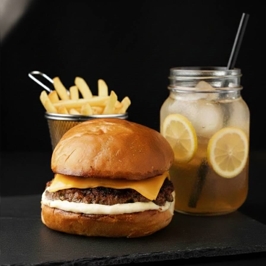 Combo Personal Moooor!! + Papa + Bebida