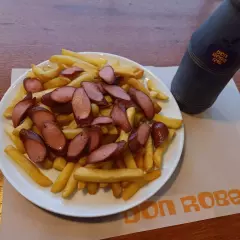 Salchipapa + Bebida 500ml