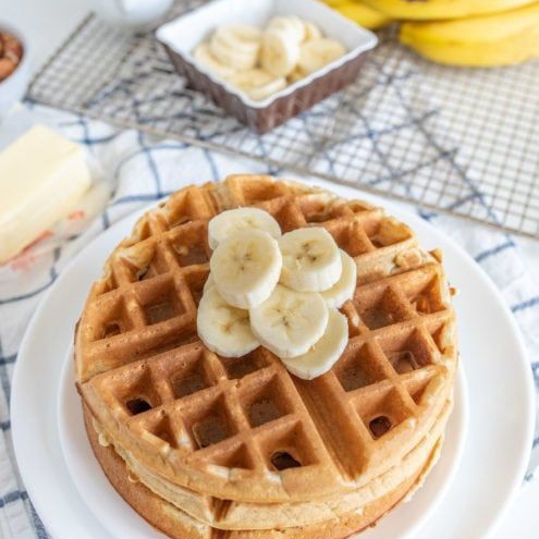Waffles con Fruta