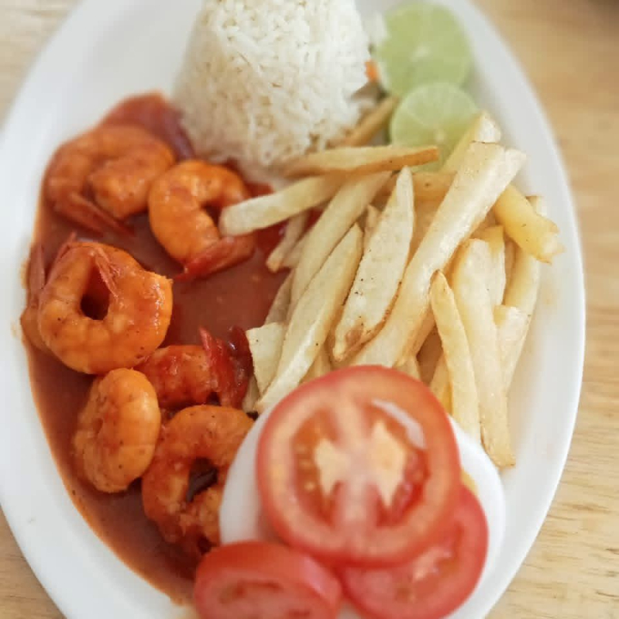 CAMARONES MOJO DE AJO
