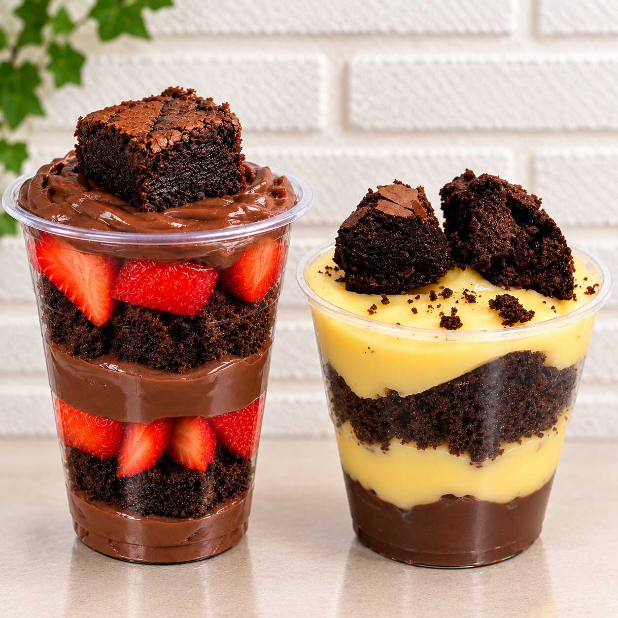 Combo Economia Brownie choco belga e Brownie Baby . Uma delicia em dose dupla já peça o seu