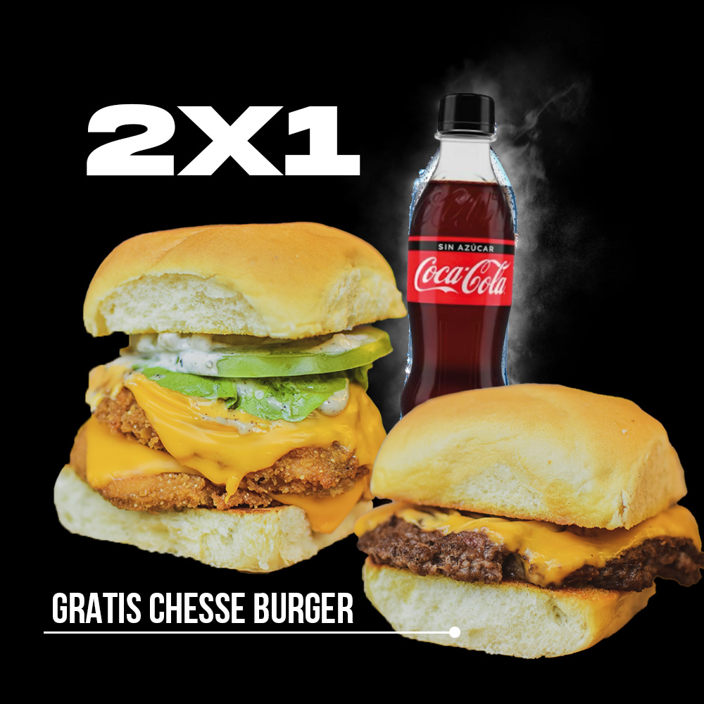 CHICKEN  BUN + CHEESE BUN Y BEBIDA GRATIS