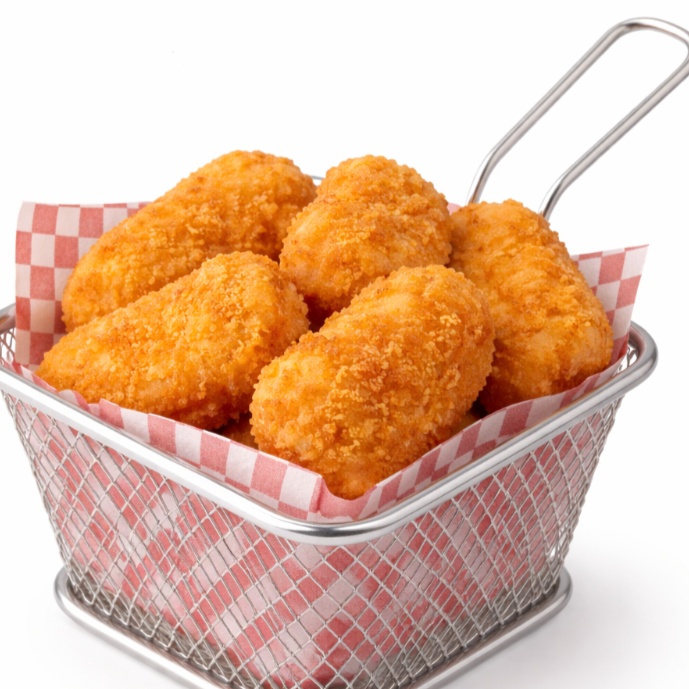 NUGGETS DE POLLO (X6) CON PAPAS FRITAS