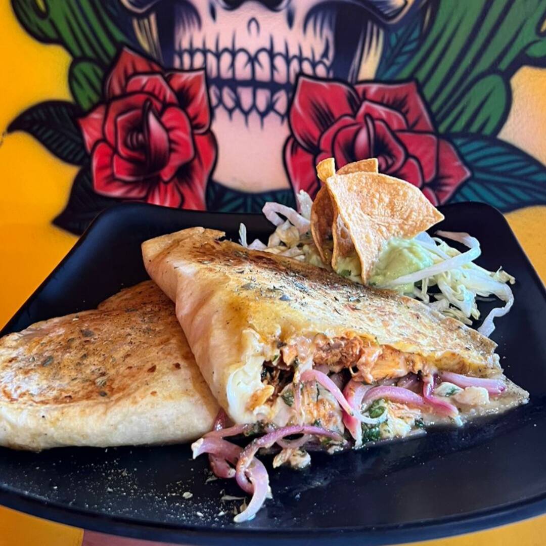 Quesadilla Suadero y Lengua