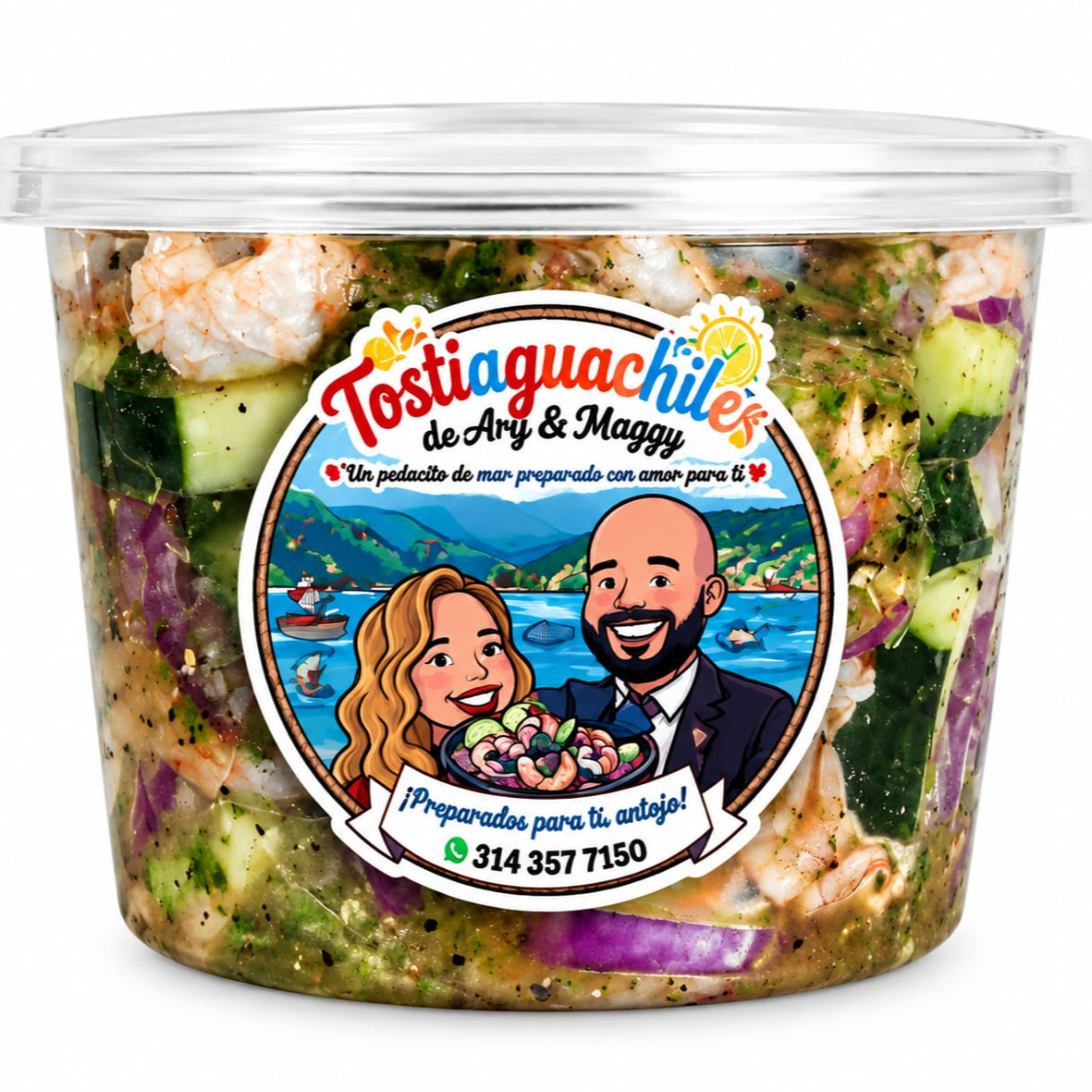 Aguachile Verde Artesanal – Medio Litro (500 Ml)